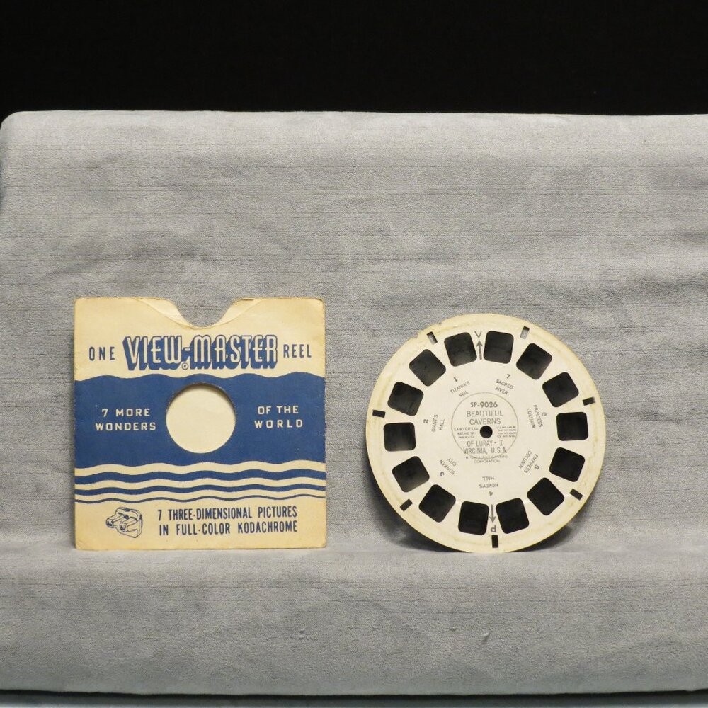 SP-9026 Beautiful Caverns of Luray I Virginia 1946 Sawyer's View-master Reel